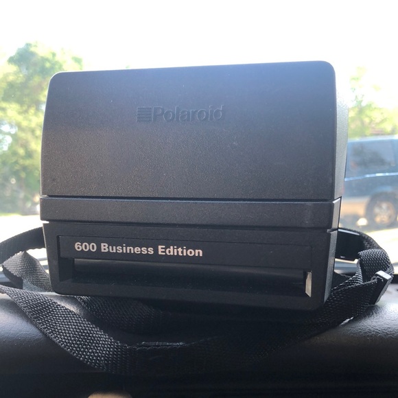 Vintage Polaroid 600 Business Edition Camera W/original box - Black and Gray - Picture 3 of 7